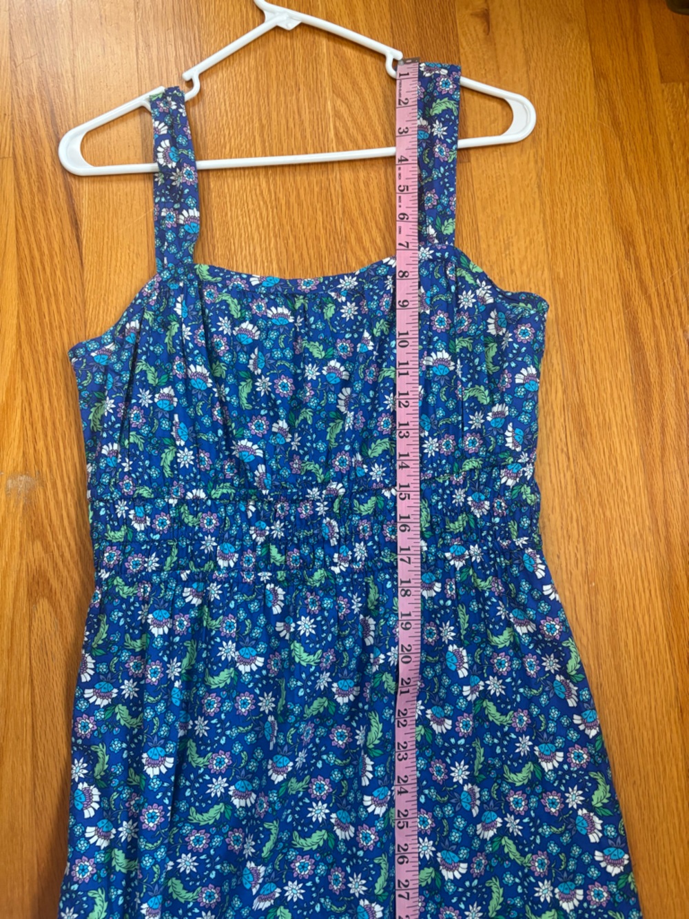 Loft Floral Sundress Tiered Sleeveless Medium - Picture 8 of 9